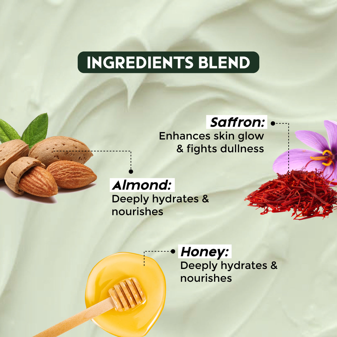 Trulysage Kesarbala Cold Cream | Winter Skincare Essential | Deep Moisturization & Skin Repair | Saffron, Almond Oil & Honey | 100ml