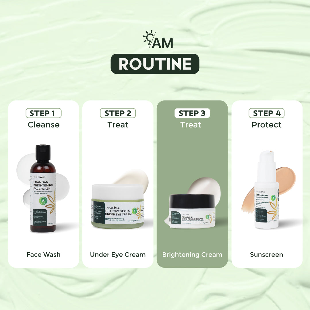 Trulysage Tejaswini Brightening Cream | Saffron, Turmeric & Vitamin C | Reduces Dark Spots & Pigmentation | Deep Hydration & Glow | 50gm