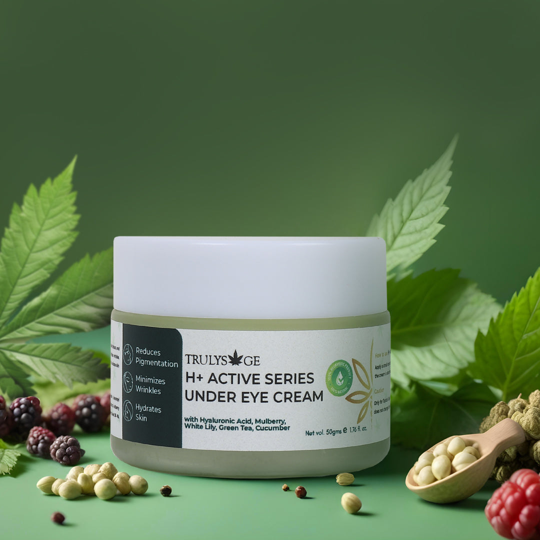 Under Eye Cream with Mulberry, White lily, Green tea, and Cucumber, 50 GMS