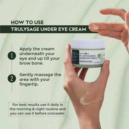 Under Eye Cream with Mulberry, White lily, Green tea, and Cucumber, 50 GMS