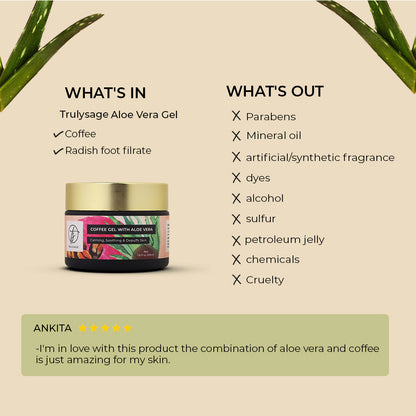 Coffee Gel with Aloe Vera 50 ML